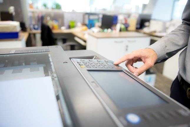 Person printing