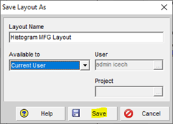 Histogram save layout as in P6