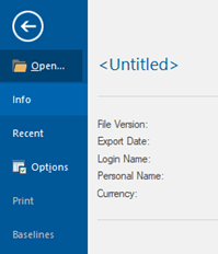SR open XER file