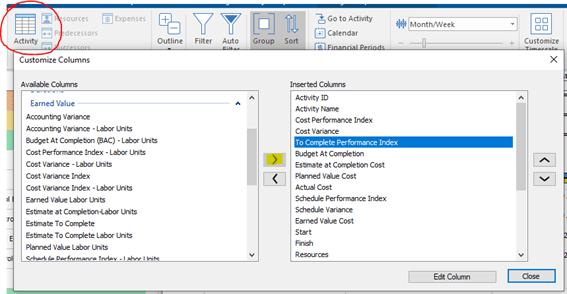 ScheduleReader EVA Launch tcpi