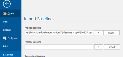 ScheduleReader how to import baselines2