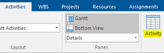 ScheduleReader select Activity