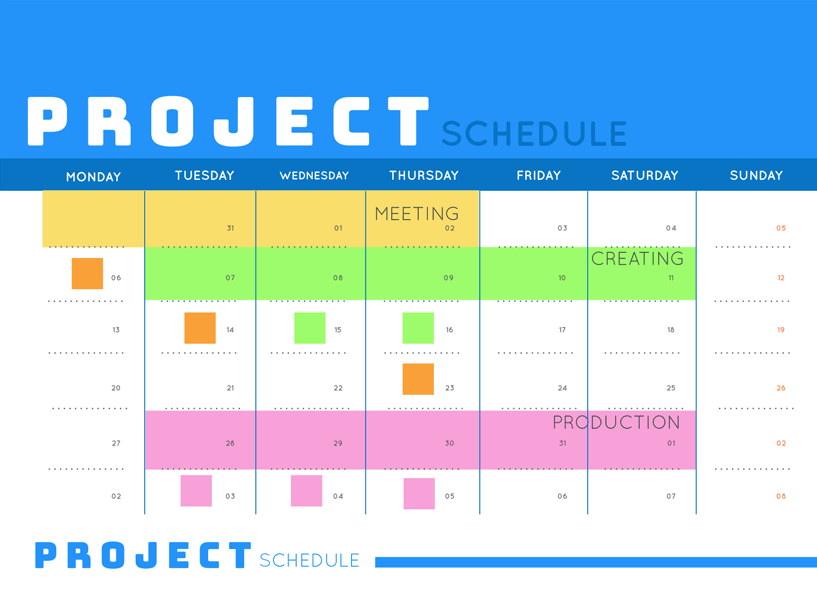 Inaccurate project schedule missed deadline