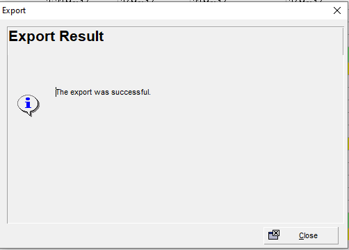 P6 export result 1