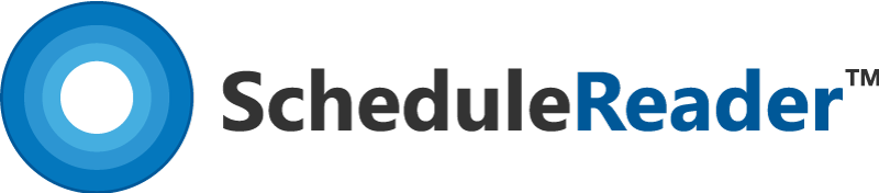 Schedule reader logo 1