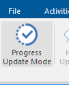 Sr progress update mode