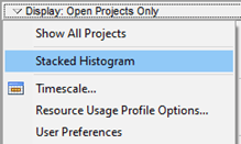 Stacked histogram option in P6