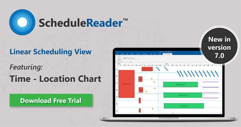 Linear Scheduling View Now Available in ScheduleReader