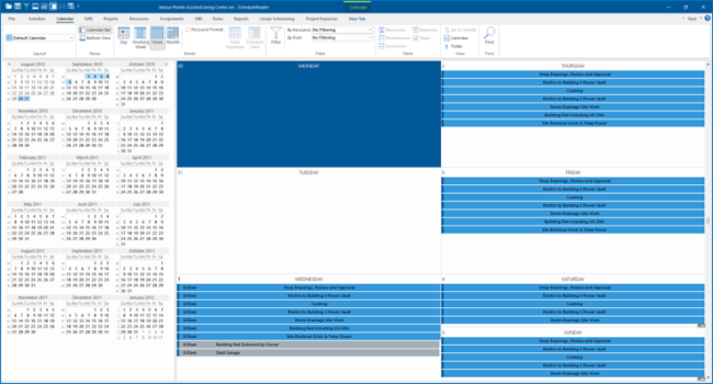 Calendarview