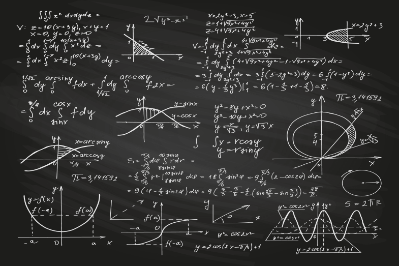 formulas on blackboard