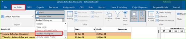 How to cost load and resource load a schedule in Primavera P6 18 Picture16 1