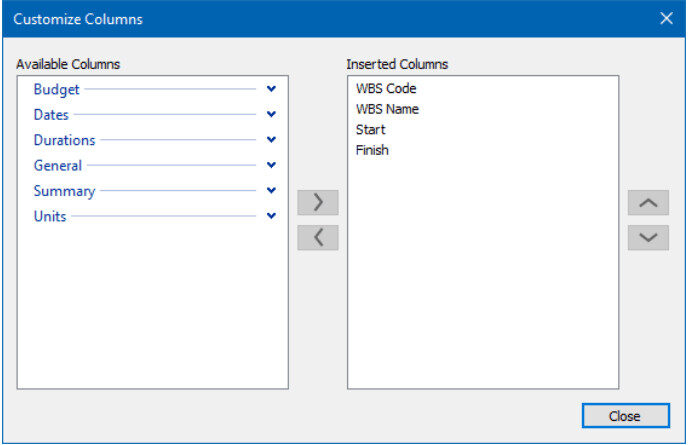 How to view WBS? 6 image 1 28