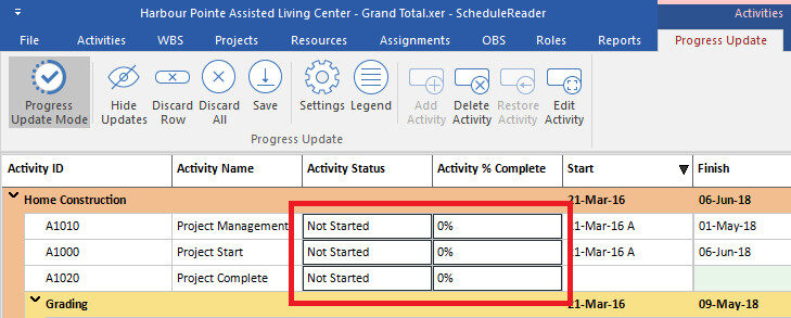 How to insert Progress Updates in ScheduleReader? 4 image 1 39