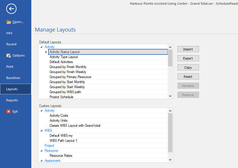 How to create a new layout in ScheduleReader? 4 image 1 51