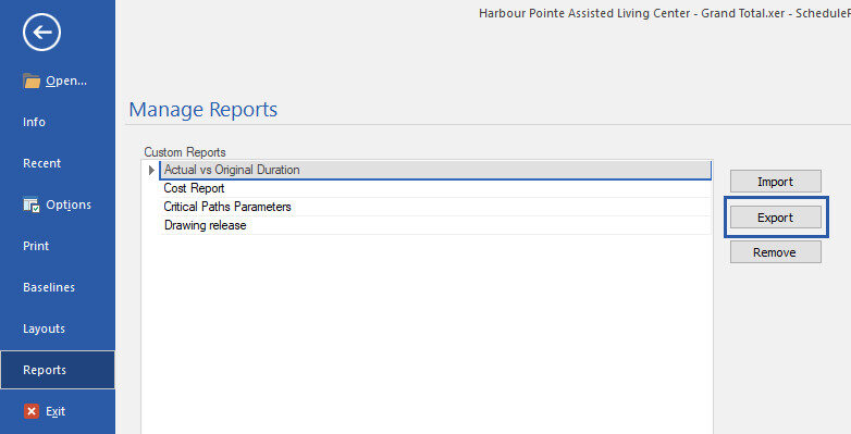 How to import and export custom reports in ScheduleReader? 5 image 1 73