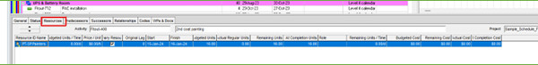 How to cost load and resource load a schedule in Primavera P6 9 Picture6 600x73 1