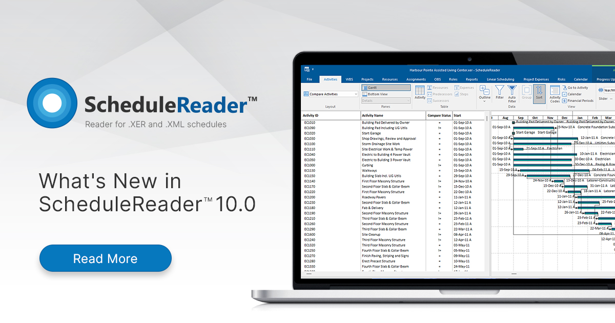 ScheduleReader version 10.0