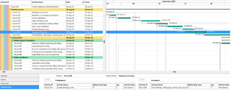 Leads and Lags in Project Management 6 Screenshot 2023 12 08 105124 1