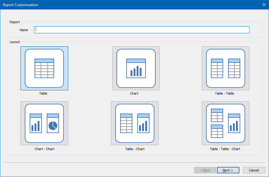 Dynamic Reports and Dashboards 19 create report