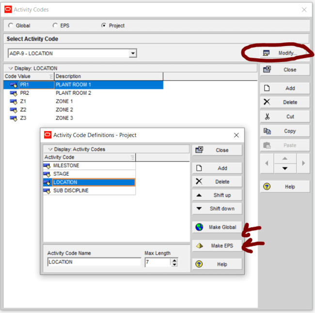 Primavera P6 Activity Codes Explained: How to Convert EPS Activity Code to Project Code 10 primavera p6 activity codes min 650x645 1