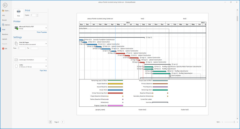 ScheduleReader introduces version 9.3 8 print legend min