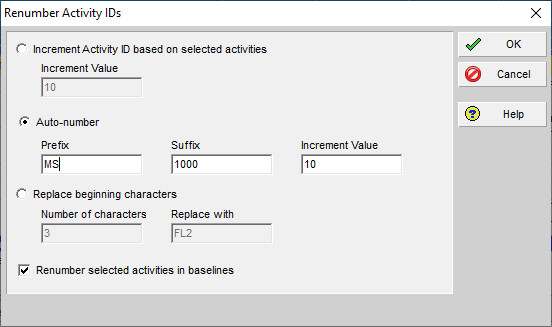 35 Primavera P6 Tips, Tricks and Shortcuts Schedulers Can't Do Without 17 renumbering one