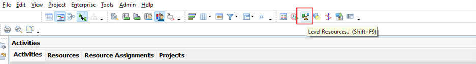 Resource Management with Primavera P6 16 resource leveling two