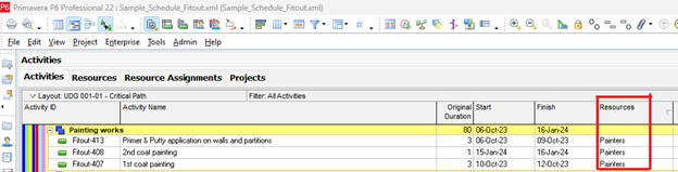 Resource Management with Primavera P6 10 rsm