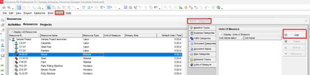 Resource Management with Primavera P6 7 rsm three