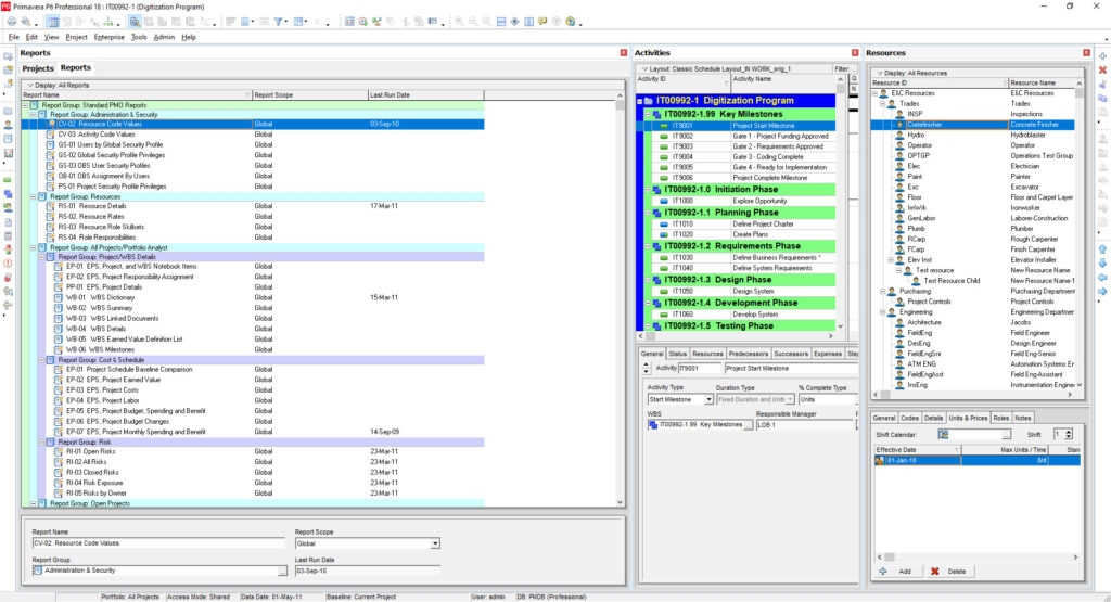 35 Primavera P6 Tips, Tricks and Shortcuts Schedulers Can't Do Without 56 split view two min
