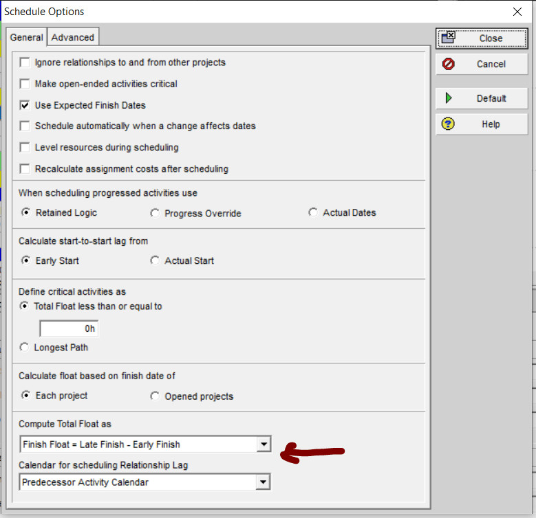 What is Negative Float and How to Adjust It in Primavera P6 7 total float window min