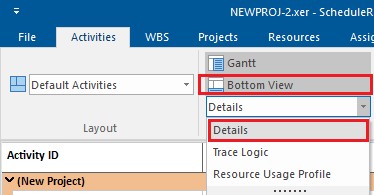 How to insert Progress Updates in ScheduleReader? 8 Progress Update Select bottom view