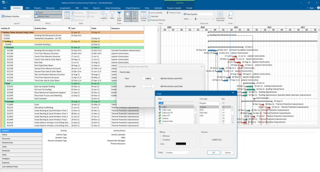 ScheduleReader 10.5 Is Here: More Flexibility Awaits 6 font adjustment activity view
